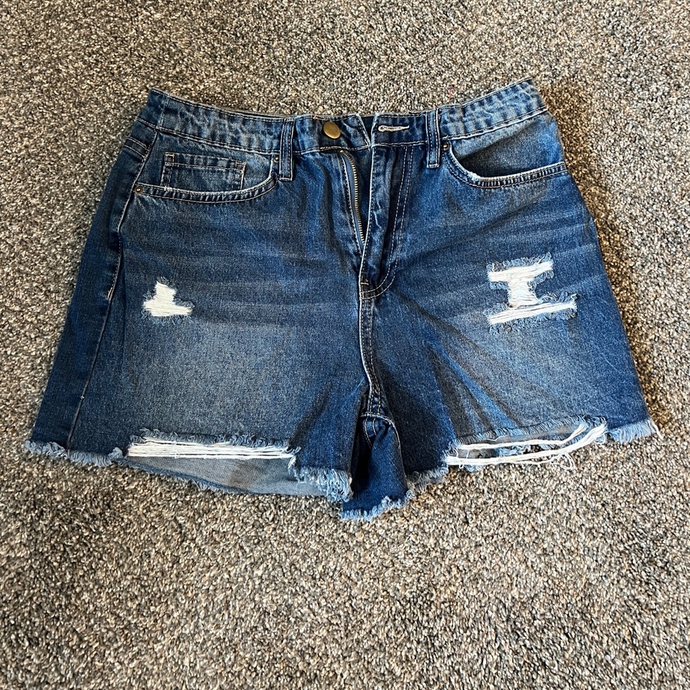 Denim shorts